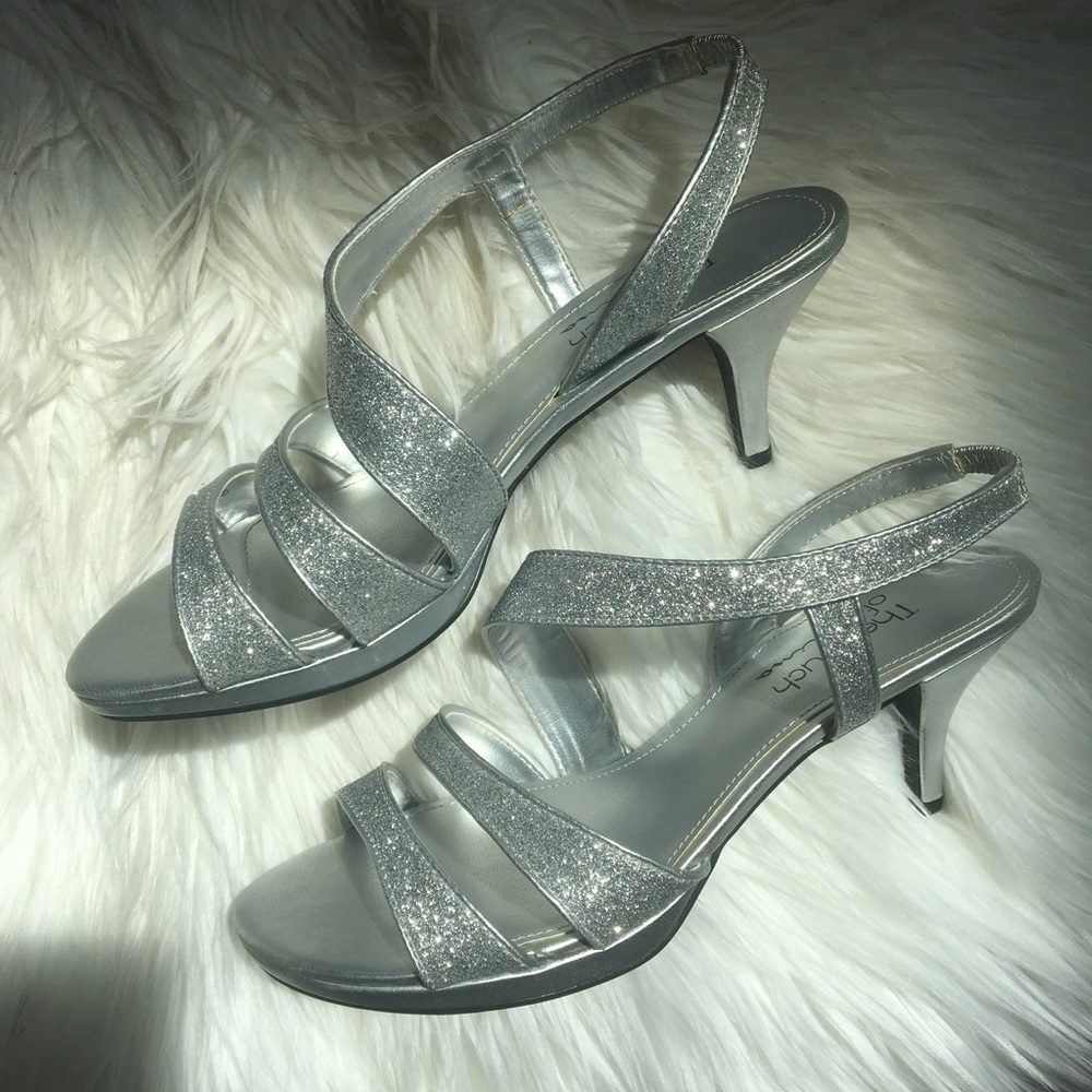 Silver Sparkly Heels
